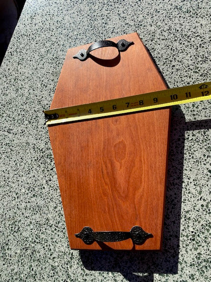 Cherrywood Coffin Charcuterie Board