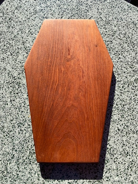 Cherrywood Coffin Charcuterie Board