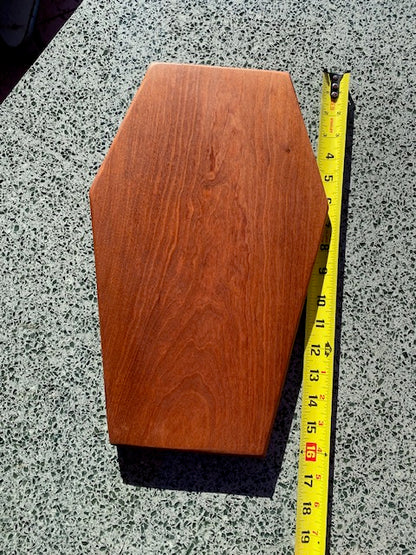 Cherrywood Coffin Charcuterie Board
